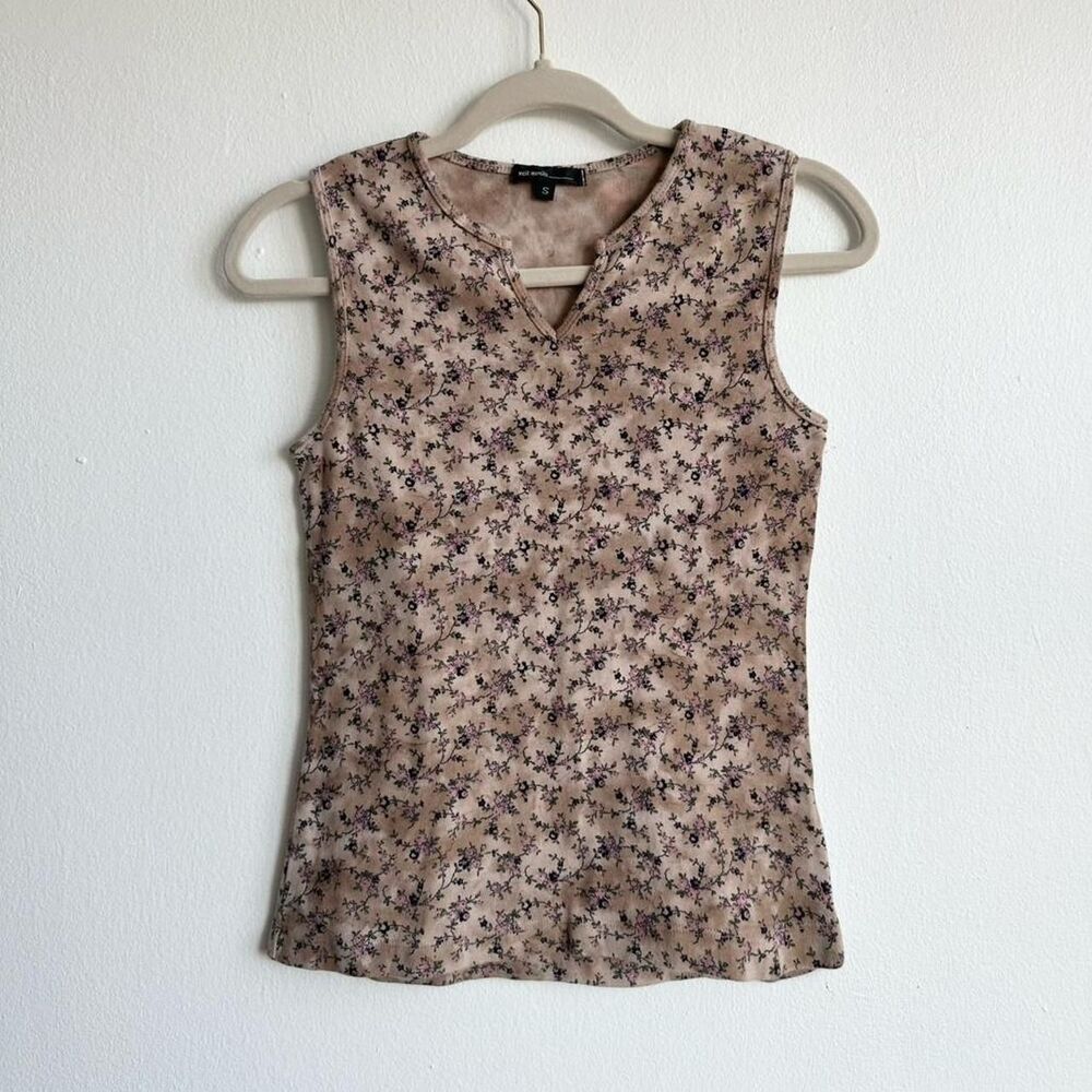 Unbranded Women's Pink and Tan Vest